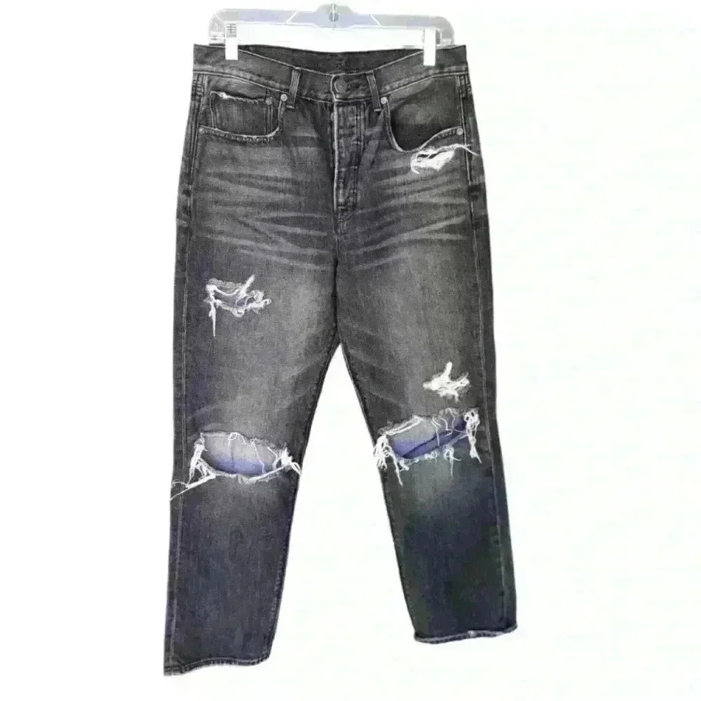 American Eagle Distressed Highest Rise 90's Boyfriend Jean